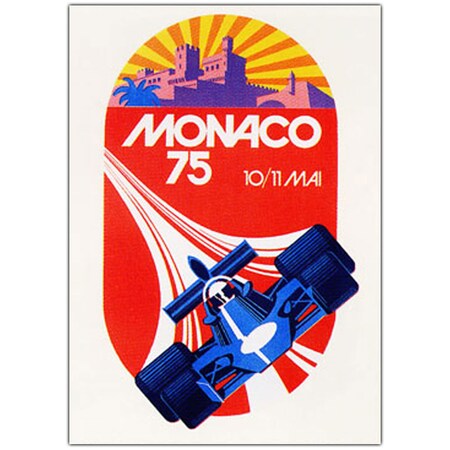 Trademark Fine Art Monaco 1975 by George Ham-18x24 Canvas Art, 18x24 V8075-C1824GG